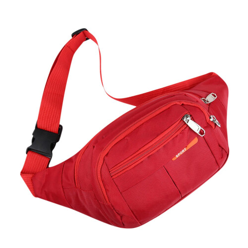 Men's Canvas Waist Bag – Multi-Use, Lightweight, 4-Pocket 1