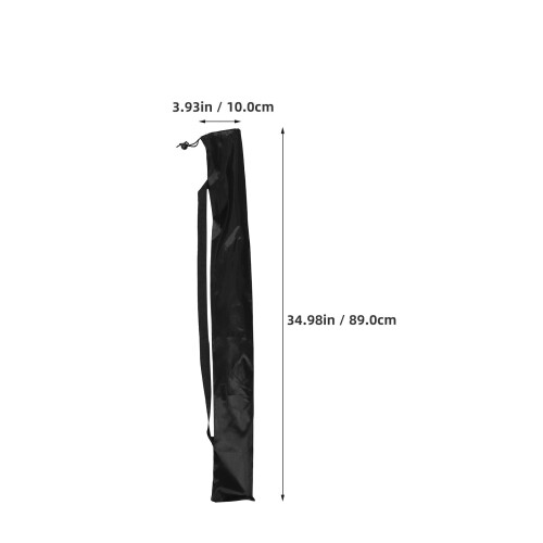 Sort polyester baseballbattaske – 1 stk. 1