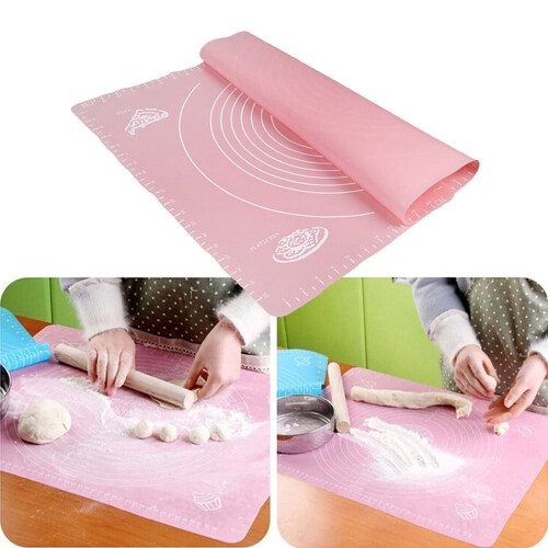 Silicone Rolling Mat for Baking and Fondant, 29 x 26 cm 1