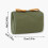Multiple Pocket Makeup Pouches Nylon Construction-Army Green 4