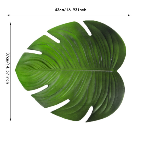 Monstera-Blatt-Tischset aus rutschfester EVA-Isoliermatte 2