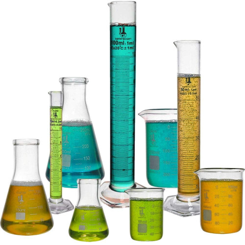 Borosilicaatglazen laboratoriumset, 9-delig 1