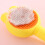 Brosse de Massage pour animaux de-Style oreille de lapin jaune 5