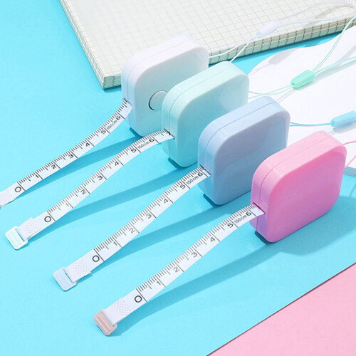 2m Tape Measure Flexible Tailor Ruler Retractable Sewing-Blue 1