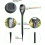 Solcellelamper med flamme – 8 stk. 3