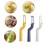Swivels Peeler with Ergonomic Handle Stainless Steel Blade-Blue 3