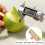 Swivels Peeler with Ergonomic Handle Stainless Steel Blade-Blue 5