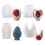 Moules de bougie d'aile de fleur 3D, moules en Silicone,-B 2
