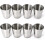 12er-Packung Edelstahl-Shotbecher 70 ml 2