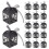 25Pcs Black Music Note Dessert Boxes Paper Cookie Gift Packaging 1