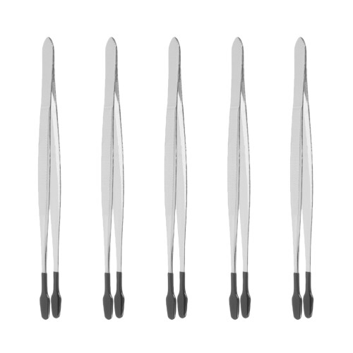 5Pcs Multi-Functional Tweezers Set for Crafts Eyelash & Stamp