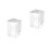 2Pcs Transparent Crystal 3D Tooth Anatomy Model Medical Teaching Tool 1