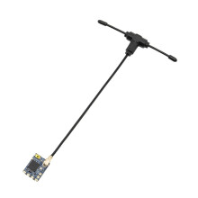 For BAYCKRC RR2 2.4G ELRS Receiver ExpressLRS RX TCXO with 80mm T Type Antenna for RC FPV Racing Long Range Drone