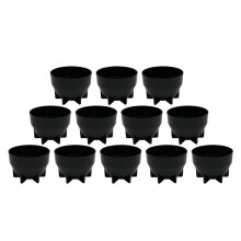 12PCS Coffee Cupping Bowls 200ML Coffee Cup Stackable Heat-Preserving Cups for Coffee Office Reduce Heat Loss B