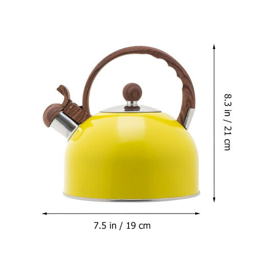 Fløjtekedel, rustfrit stål og plastik, 2,5 l 1