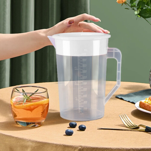 Beverage Pitcher Airtight Clear 2000ml Pink 1