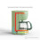 0.65L Automatic Drip Coffee Maker Machine Small Home-Black 2