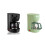 0.65L Automatic Drip Coffee Maker Machine Small Home-Black 3
