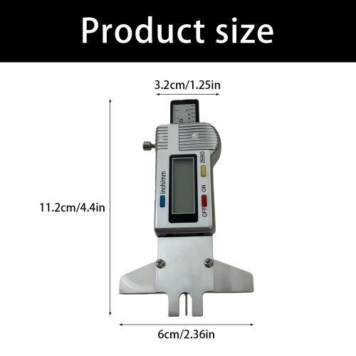 Professional Guitar Digital String Distance Ruler with LCD 2