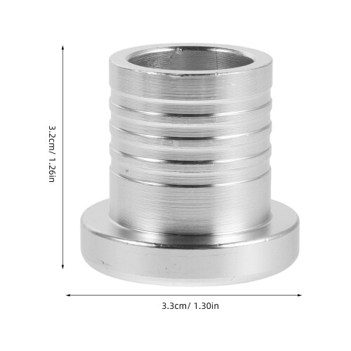 Bouchon Aluminium Pour Turbo Avec Isolation Thermique Argent 1