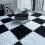(Gray 6, camel 6, 30*30cm*1cm(12pcs)) 12pcs Velvety Braided Rectangular Rugs | Machine Made, Polyester, Hand Wash Only, Solid Color, Thickness 2