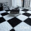 (Gray 6, camel 6, 30*30cm*1cm(12pcs)) 12pcs Velvety Braided Rectangular Rugs | Machine Made, Polyester, Hand Wash Only, Solid Color, Thickness 13