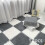 (Gray 6, camel 6, 30*30cm*1cm(12pcs)) 12pcs Velvety Braided Rectangular Rugs | Machine Made, Polyester, Hand Wash Only, Solid Color, Thickness 14