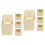 8Pcs Plastic Hanging Bird Nesting Boxes Khaki Bird Hatching Houses 3