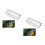 2Pcs Stainless Steel Aquarium Tools Holder Silver Anti-Rust 2