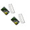 2Pcs Stainless Steel Aquarium Tools Holder Silver Anti-Rust 6