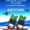 FPV TTL Optical Fiber Transceiver Receiver Module Optical Port UART/SBUS Interface Module Drone Accessories 80KM 6