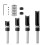 Black Coated Bearing Router Bit with Bearing for Improved 1