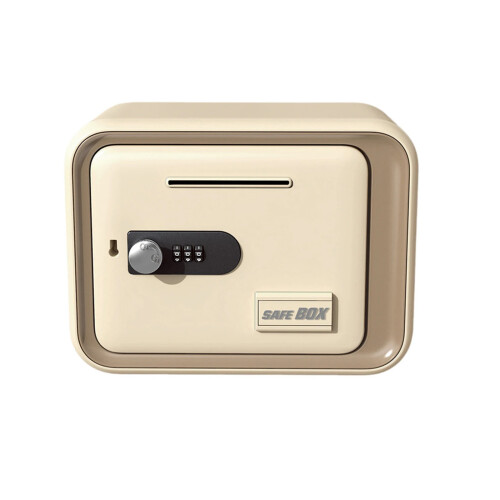 Fun Money Box for Kids ABS Simulation Safety Box with-Beiges