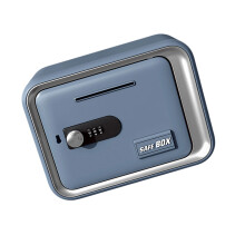 Children Money Box Toy for Cash Valuables with Password-Blue