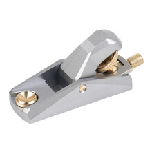 Mini Sturdy Aluminum Hand Plane Low Angle-Silver small size