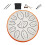 Steel Tongue Drum Handpan Drum Percussion Instruments-white 1
