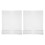 2Pièces Porte- Transparent Pour Exercices À 1