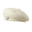Luxury Beret Thickened Winter Hat with Rhinestones Decors-White 1