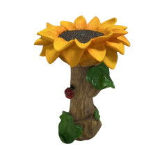 Outdoor Bird Bath Resin Garden Decor 9.8 Inch