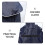 Blue Reusable Folding Shopping Trolley Bag Oxford Material 4