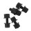 Nylon motorsykkelskiltskruer, 4-pakning 1