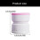 Cordless Makeup Brush Cleaner Machine USB Charging-Pink 3