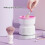 Cordless Makeup Brush Cleaner Machine USB Charging-Pink 4