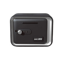 Educational Safety Box for Children Password Piggy Bank-Black