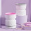 Cordless Makeup Brush Cleaner Machine USB Charging-Pink 7