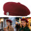 Luxury Beret Thickened Winter Hat with Rhinestones Decors-White 3