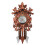 Reloj de pared de cuco de madera estilo vintage 1