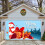 Christmas garage decoration cloth banner tapestry 5
