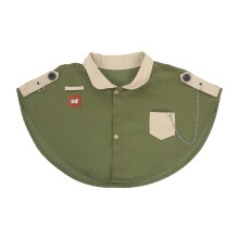 Green Fabric Parrot Shoulder Guard Washable Bird Training Cape