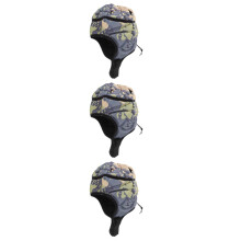 3Pcs Impact Resistant Yellow Eva Adult Football Headgear